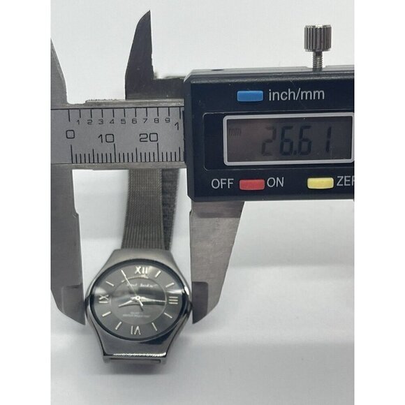 Paul Jardin Men's Quartz Watch Round All Black Water Resistant - Picture 8 of 10